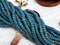 7x4mm Rustic Pacific Blue  Indonesian Heishi Beads (20" Strand)